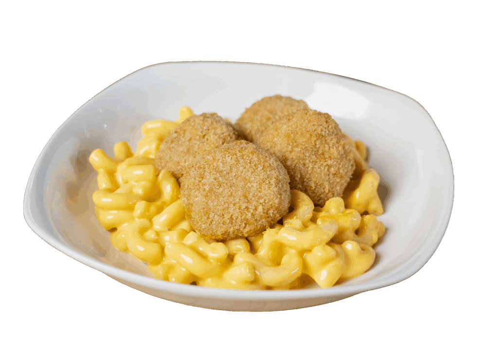 23 North Shrimp nuggets and macaroni