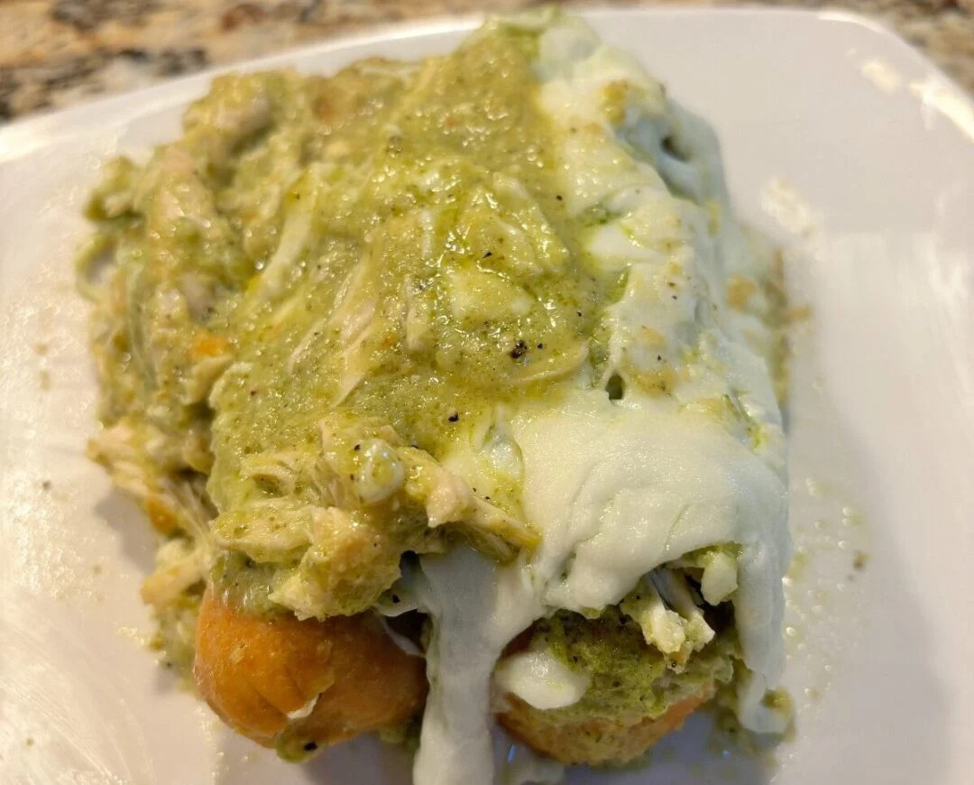Green Chicken Enchilada Tamales